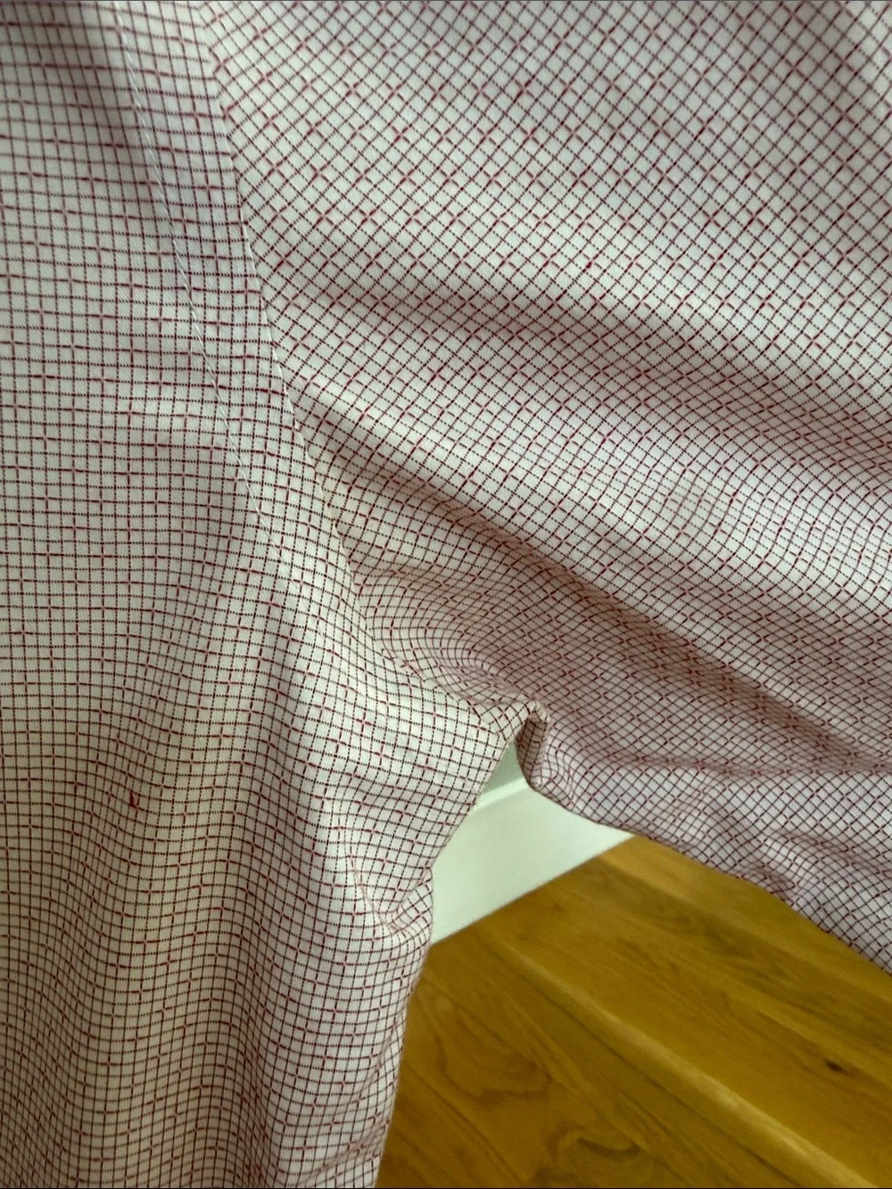 Banana Republic Pink Microprint Slim Fit Dress Shirt